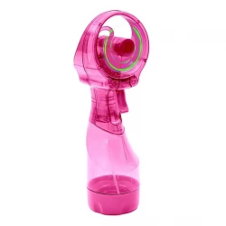 O2COOL Led Lights Deluxe Water Misting Fan, Pink