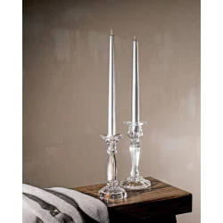 Madame Coco Directory The Gift Candlestick Candle Silver , 25 Cm