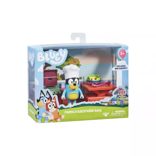 Bluey Mini Backyard Barbeque Playset-Bluey's