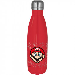 Stor Young Adult Stainless Steel Bottle 780 Ml Super Mario