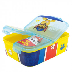 Stor Xl Multi Compartment Rectangular Sandwich Box Paw Patrol Pup Power