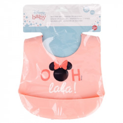 Stor Toddler Silicone Bib Minnie Indigo Dreams