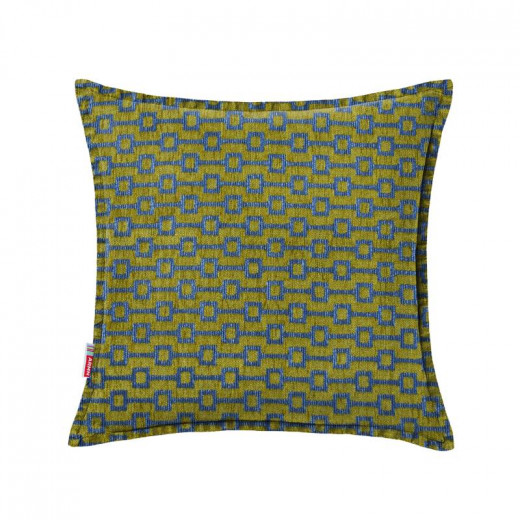 ARMN Azure Cushion Cover, Mustard & Gray Color, 45x45 Cm