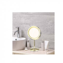 ARMN Delta Countertop Vanity Mirror, Gold Color