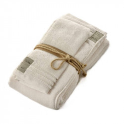 Fazzini Blow Towel Set, Cream Color, 2-Piece