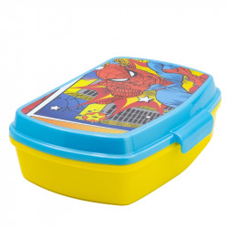 Stor Funny Sandwich Box Spiderman Midnight Flyer