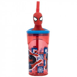 Stor 3d Figurine Tumbler 360 Ml Spiderman Arachnid Grid