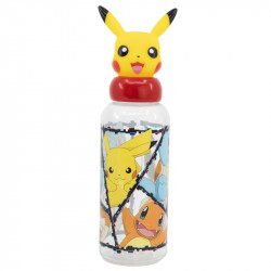 Stor 3d Ecozen Figurine Bottle 560 Ml Pokemon