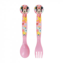 Stor Pp Cutlery Set In Polybag Minnie Mouse Spring Look 2 Pieces