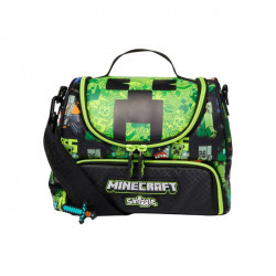 Smiggle Minecraft Double Decker Lunchbox With Strap