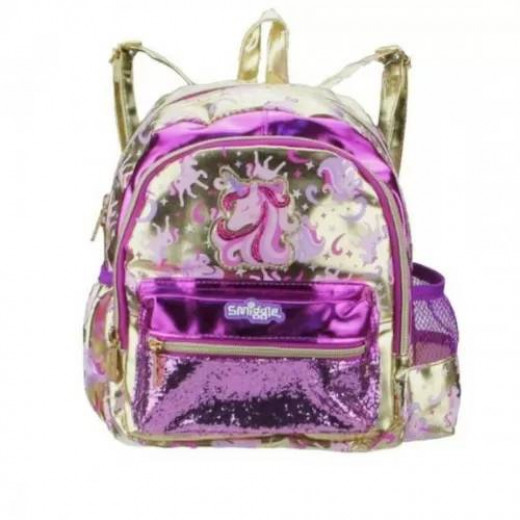 Smiggle | Backpack Gold Unicorn Waterproof