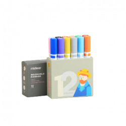 MIDEER Washable Marker Small tip 12colors