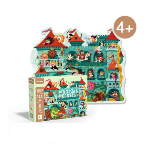 Mideer Irregular Puzzle Magical Castle, 144 Pieces