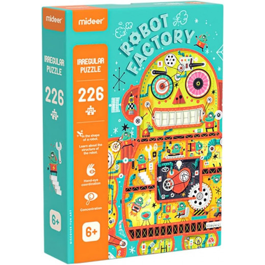 Mideer Irregular Puzzle Robot Factory