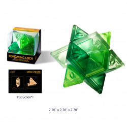 Mideer Neon Space Kongming Lock - Hexagonal Gem