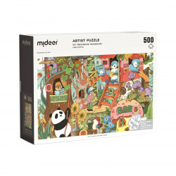 Mideer Artist Puzzle - My Treehouse Neighbors 500P