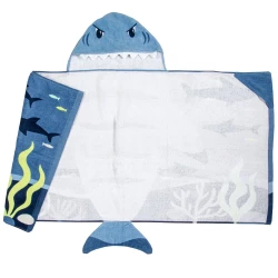 Stephen Joseph Hooded Towel Shark (S21)