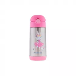 Stephen Joseph Double Wall Stainless Bottle- Bunny