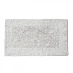 Fazzini Cotton Bath Rug, White Color, 60x110cm