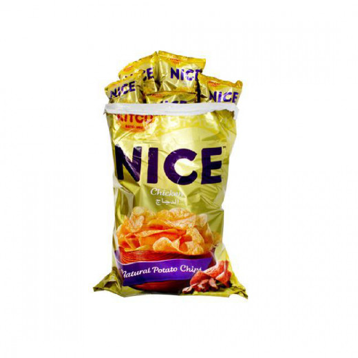 Kitco Nice Potato Chips Chicken, 21 Pieces, 14 Gram