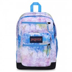 JanSport Cool Student Backpack Batik Wash, Blue & Purple Color