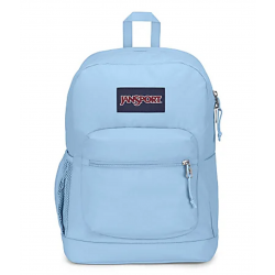 JanSport Cross Town Plus Backpack, Light Blue Color 17"