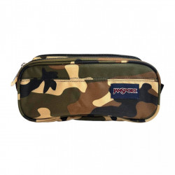 Jansport Pouch Anime Emotions Pencil Case, Camo Color, Large Size