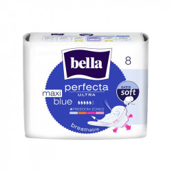 Bella Perfecta Ultra Maxi Blue Extra Soft, With Wings, 8 Pieces