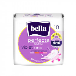 Bella Perfecta Ultra Violet Silky Drai, With Wings, Deo Fresh, 10 Pieces