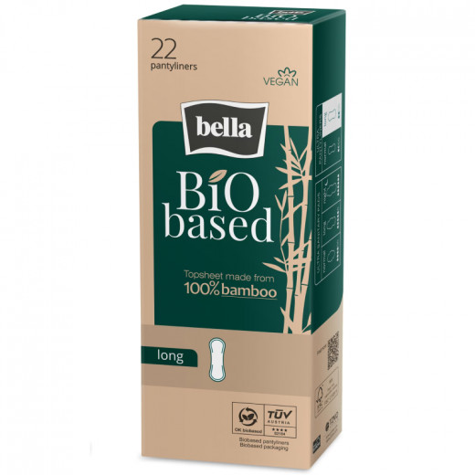 Bella Bio Based Pantyliners Long, 22 Pieces