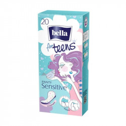 Bella For Teens Sensitive Pantyliners, 20 Pieces