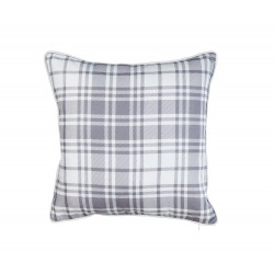 ARMN Azure Patterned Cushion Cover, White & Gray Color