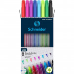 Schneider Vizz Ballpoint Gel Pen, 8 Pieces