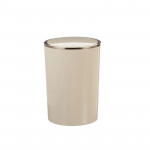 Primanova Lenox Waste Bin, Beige & Gold, 6L