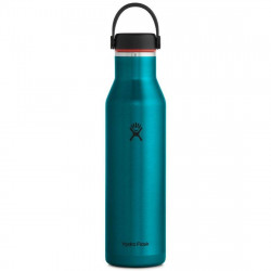 Hydro Flask 21 Oz Standard Mouth Flex Cap and Boot Bottle, Turqoise Color