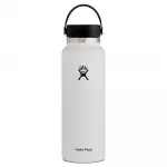 Hydro Flask Wide Mouth Insulated Bottle, White,1182 Ml