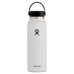 Hydro Flask Wide Mouth Insulated Bottle, White,1182 Ml