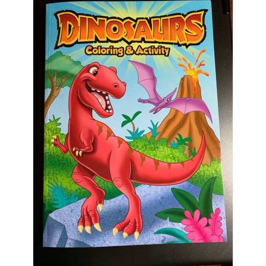 Bazic Coloring Dinosaur Book