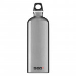 Sigg Traveller Stainless Steel Water Bottle, Silver,1.0L