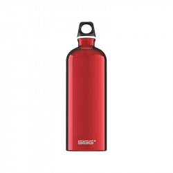 Sigg Traveller Stainless Steel Water Bottle, Red,1.0L