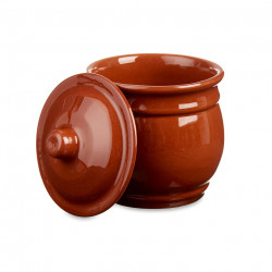 La Dehesa Clay Small Jar 230 millilitre Brown