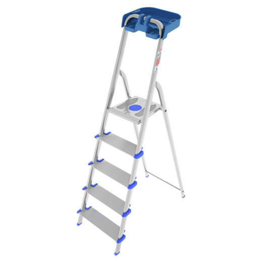 Colombo Atlantica 5-Step Stool - Silver