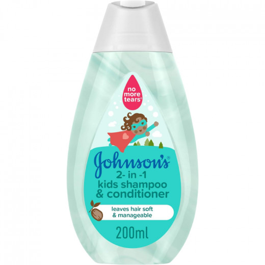Johnson's 2in1 Kids Shampoo & Conditioner 200ml