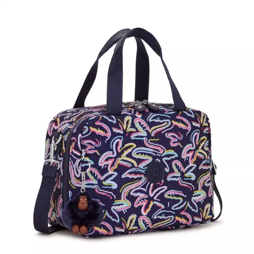 Kipling Miyo Insulated Medium Lunch Bag Palm Fiesta Print