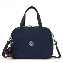 Kipling Miyo Insulated Medium Lunch Bag True Blue Grey