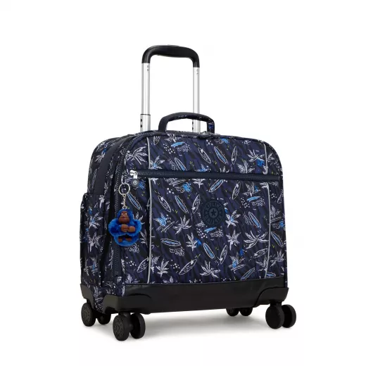 Kipling New Storia Wheeled Bag Surf Sea Print, Large