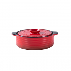 Che Brucia Red Ceramic Direct Fire 1.8 Liter Casserole