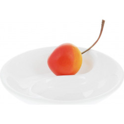 Wilmax Divided Sauce Dish - White  9cm