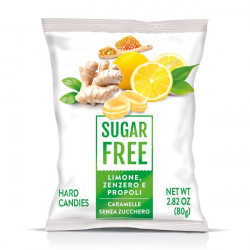 Serra CND SF Lemon & Ginger Hard Candies 80g