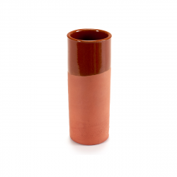 Arte Regal Brown Clay Vase Tube 330 millilitre